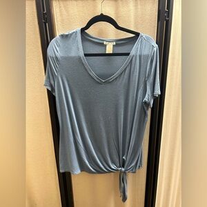 Matty M Light Blue Blouse